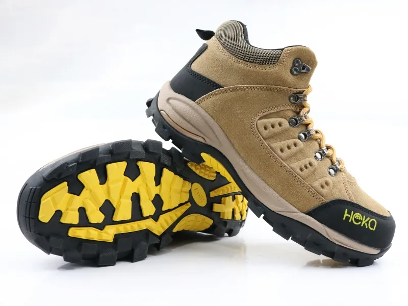 Light Brown Suede Safety Shoes