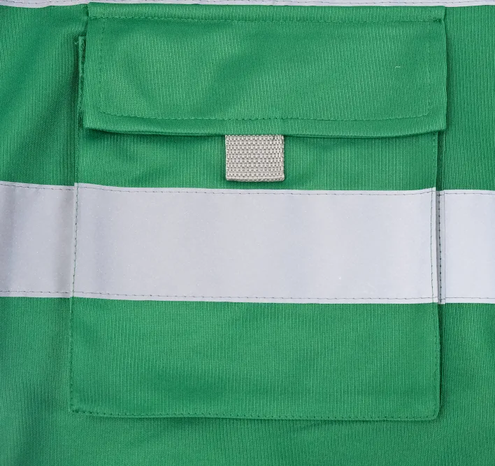 Multi-Function Green Safety Vest