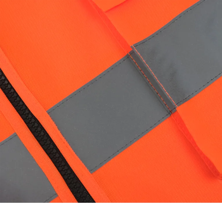 Lime Green and Orange Safety Vest