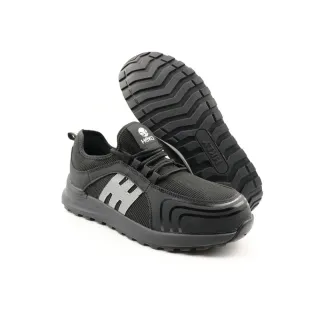Black Rubber Sport Style Safety Shoes