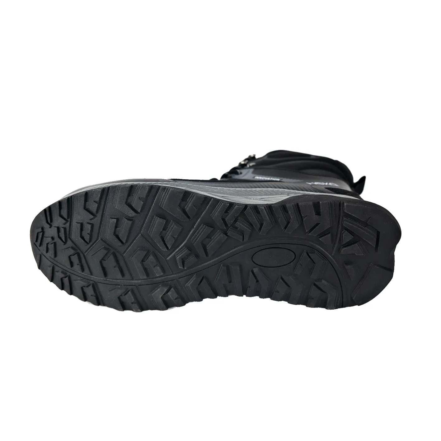 High End Fly Knit Black Mesh Safety Shoes