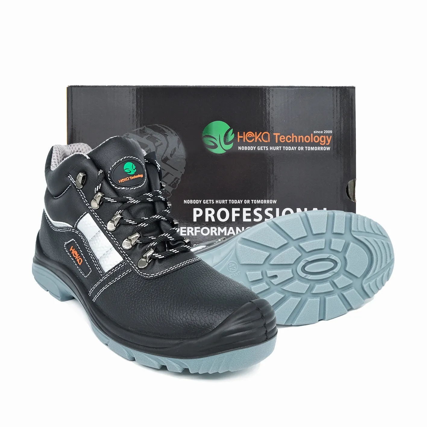 Leather Labour Safety Shoes