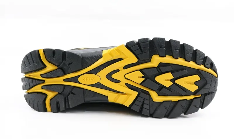 Ultra Light Mesh Black and Yellow Safety Shoes