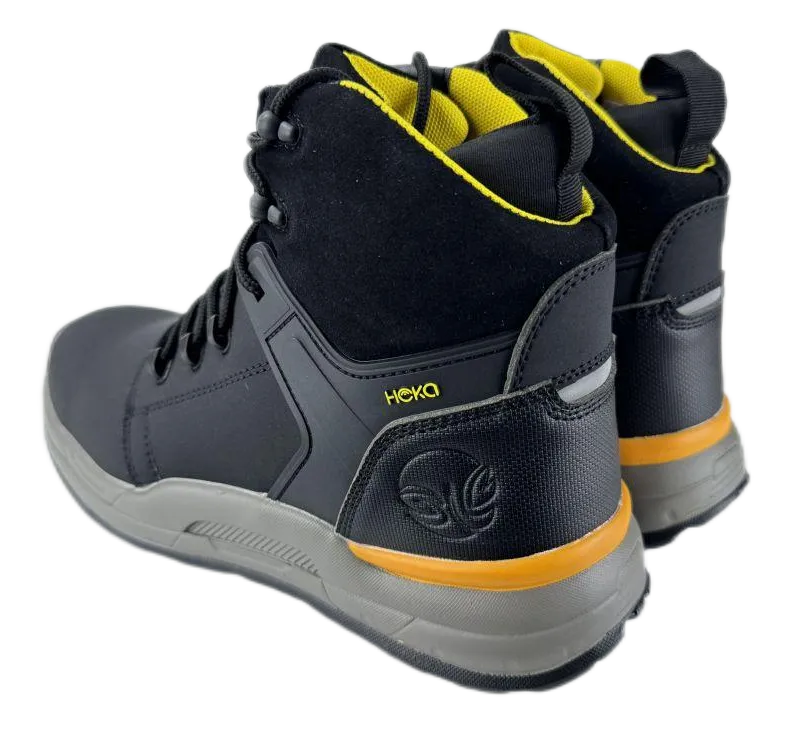 Microfiber Sneaker Style Black Safety Shoes