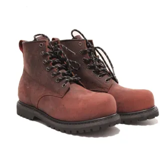 Premium Grain Crazy Horse Leather Safety Shoes