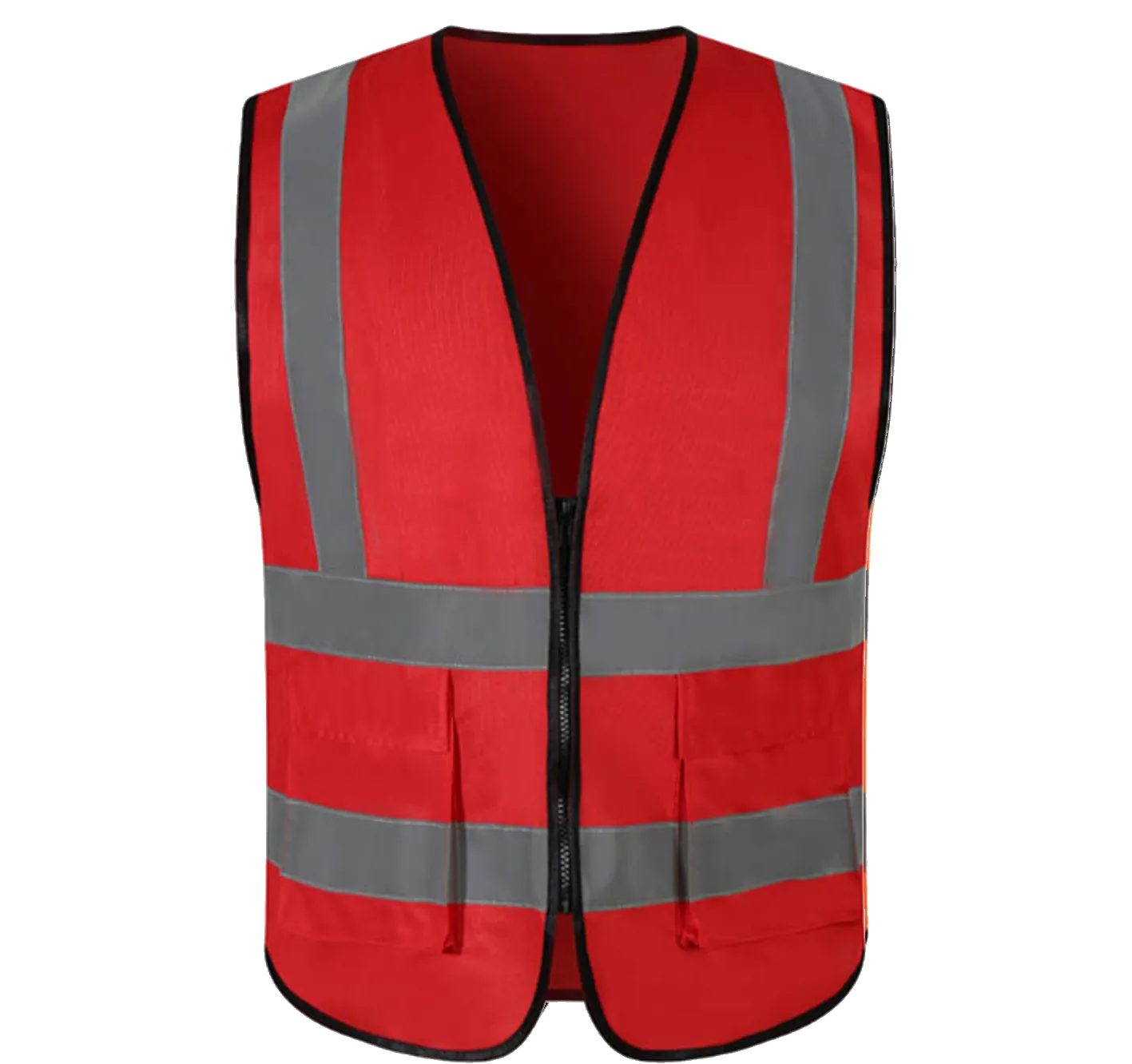 Zipper Reflective Safety Vest