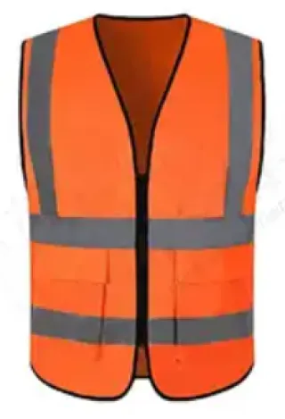 Zipper Reflective Safety Vest